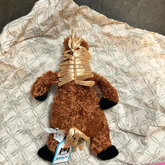 Jellycat Brown and Black Stuffed horse, comes with horse bracelet - Picture 5 of 8